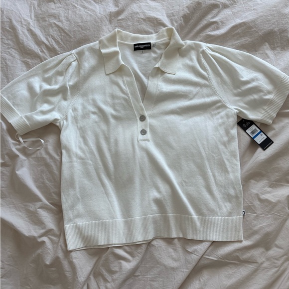 NWT Karl Lagerfeld Sweater top - Picture 1 of 5